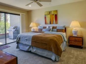 Patio, Grill & Pool Access: Palm Desert Retreat!
