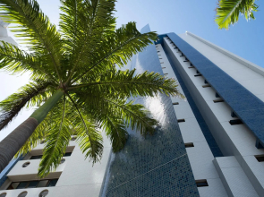 apartamento com vista para a PRAIA de PONTA NEGRA 2 quartos garagem wifi 300mb