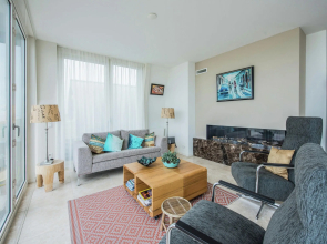 Luxury apartment with sea view in a residence on the boulevard of Egmond