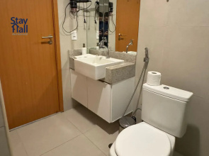 Apt 2qts Eco Resort Condomínio Beira Mar Sh036