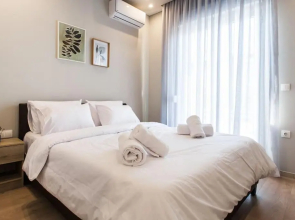 Piraeus Deluxe 2BDR Apt - near metro and port