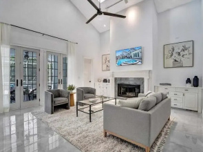 6br Elegant Hollywood Lakes Mansion W/ Pool & Spa 6 Bedroom Home