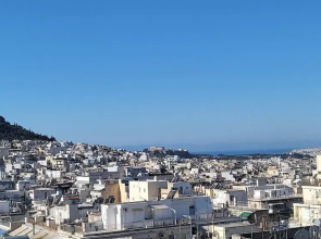 Rooftop Studio With Acropolis and sea View