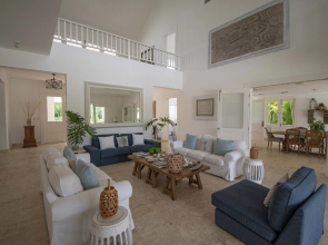 Golf-front Villa With Large Spaces Staff and Pool Situated in Luxury Beach Resort