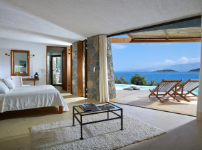 Luxury Crete Villa Villa Daphne Private Pool Ocean Front 1 BDR Nikolaos