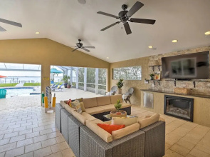 Luxe Waterfront Home w/ Pool & Dock in Cape Coral