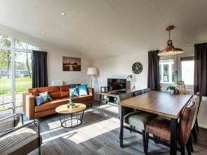 Modern chalet with a dishwasher, located in Park De Veluwe