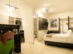 w Homely 1BR w AC Near Ciudad Amurallada