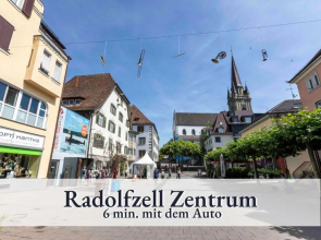 Große moderne Ferienwohnung in bester Bodenseelage l 1 Minute zum Bodensee l 2 Zimmer l Vollausgestattete Küche l Sonnenbalkon l WLAN l Willkommen im Apartment Güttingen
