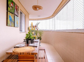 VARANDA GOURMET c churrasqueira-3 quartos- Wi-fi