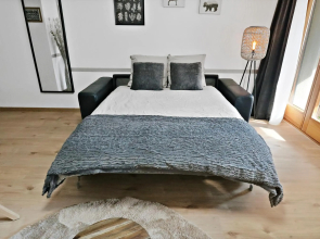 Nouveau studio avec vue imprenable sur les montagnes