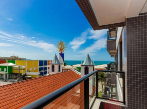 AION 205 - Apartamento a 50 metros da praia de Bombinhas - Piscina e Academia com Vista Panorâmica