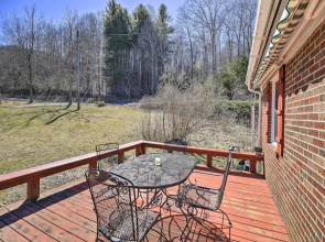 Quaint Creekside Home w/ Spacious Deck & Yard