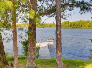 Cozy Lakefront Cabin w/ Indoor Gas Fireplace!