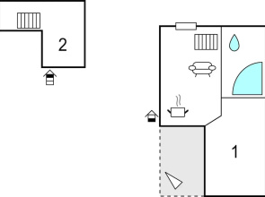Beautiful Apartment in Hasle With 2 Bedrooms and Wifi