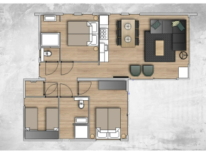 Sustainably built, 2 bathroom bungalow, in 2 nature reserves
