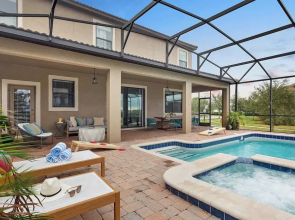 Sleeps 16! 8bdr Kid Haven w/ Pool & Arcade Orlando Resort Retreat by Avantstay