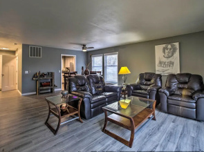 Lakefront & Trailside Escape w/ Private Dock +deck