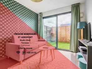 Superbe studio terrasse proche Bordeaux