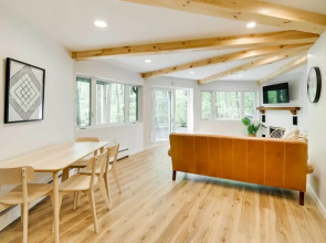 Scenic Pocono Pines Apartment w/ Fire Pit!