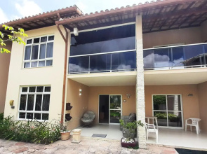 Duplex a 50 metros da praia com 4 quartos completo