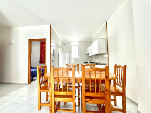 Bonito apartamento de 2 domitorios frente al mar