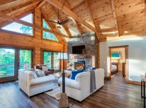 Luxury 3 2 5 Cabin Lake Views Theatre Gameroom