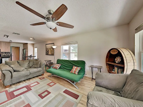 Coastal Getaway: Large Yard, Firepit - Near Beach 2 Bedroom Home