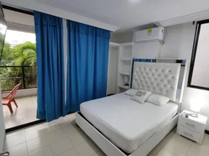 1IF2-1 Apartamento 2 alcobas cerca al mar, aire acondicionado y wifi