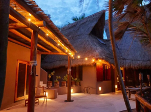 All inclusive beachfront villa in Sian kaan