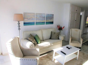 Playa Lucera - Fantastic 3 bedroom front line beach duplex apartment with open sea views from its 2 terraces between Fuengirola and Marbella - Costa del Sol - CS160