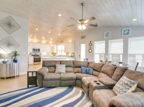 Luxe Home w/ Deck in Crystal Beach!