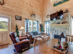 On-site Creek Access: Pet-friendly Cosby Cabin!