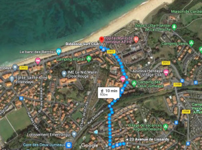 NEW vue océan, 10 min à pied de la plage