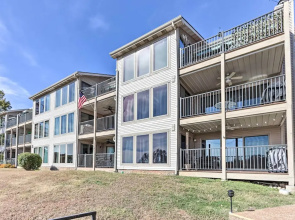 Fireplace & Water Views: Lake Ozark Condo!