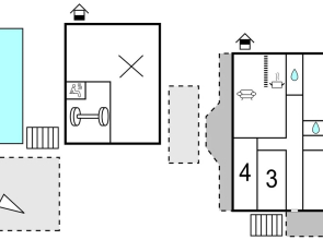 Beautiful Home in Kastel Stafilic With Wifi and 4 Bedrooms