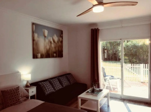 Puerto Banus Suite Marbella terraced with gardens access and 5mins walk to the beach
