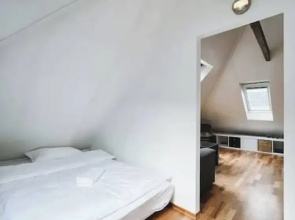 Apartment With Loft and Window Balcony