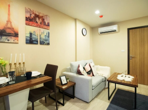 Near BK University Quiet Condo in Rama4 bkb141