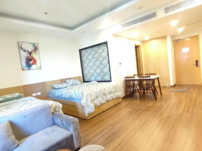 Căn hộ FLC view biển, cách biển 2 phút đi bộ 2 giường đôi.
