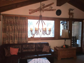 Ferienwohnung Laax mit Traumblick, großem Balkon und Terrasse