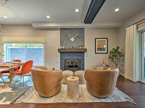 Luxe Lake Arrowhead Farmhouse w/ Deck + Patio