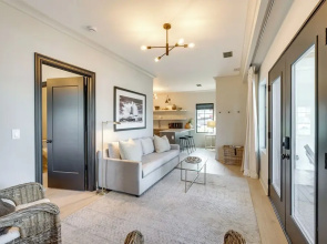 Modern Ludington Apartment Across From the Lake!