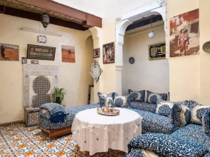 Family Room for 6 Peoples Sunny Riad Inside Medina Fes El Bali