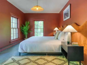 Relax in Style at Historic Modern on Main With Modern Amenities & Wooded Views