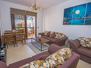 Premium sea view 2 bedrooms 2 bathrooms apartment located within Gravity Hotel & Aquapark Hurghada