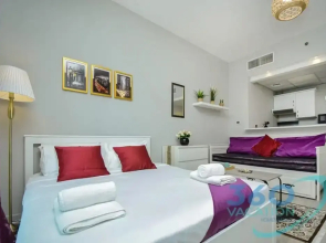 Stylish Studio in Dubai Marina Close to the Beach, Mall and Metro