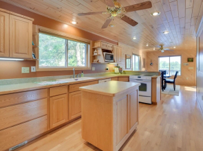 Lakefront Birchwood House w/ Deck + Fire Pit!