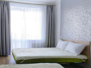 Scandinavian Poltava Apartments with 2 rooms, 3 beds 1 sofa
