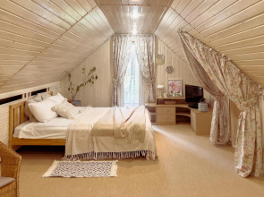 A designer house with a sauna